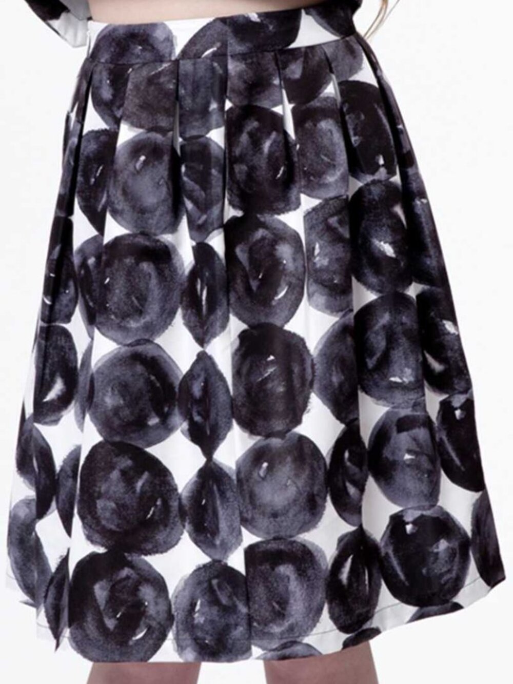 Dear Creatures Polka Dot Skater Skirt